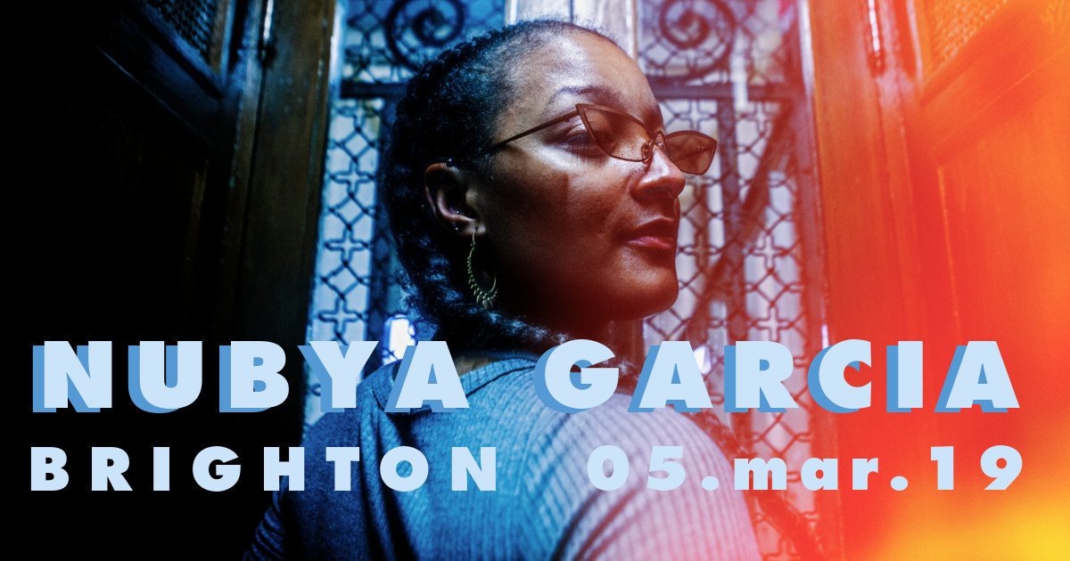 TONIGHT! <a href="/nubya_garcia/">Nubya Garcia</a> live at <a href="/KomediaBrighton/">Komedia Brighton</a> in association with <a href="/dictionarypud/">Dictionary Pudding</a>. Info &amp; tickets here: facebook.com/events/4236129…