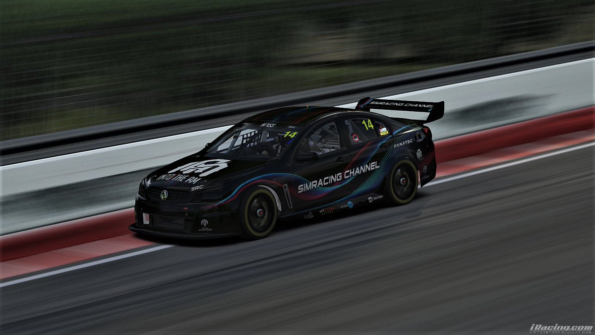 A couple of shots of the <a href="/SRCTwitch/">SimRacingChannel</a> Commodore from the official SoF race a couple of weeks back at Montreal, nabbing a decent result in the top 15 to boot which for my rusty arse in the V8’s is something at least! 😄 #simracing #V8SC