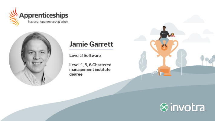 Invotra's tweet photo. 'I joined Invotra as a software development apprentice in December 2013. I’d always loved computers and enjoy troubleshooting so it was a good fit for me.'
https://t.co/kQ6uv6Bure
Read about Jamie Garrett's success below!
#Invotra #NAW2019 #BlazeATrail @Apprenticeships https://t.co/VKPjZrRaKg