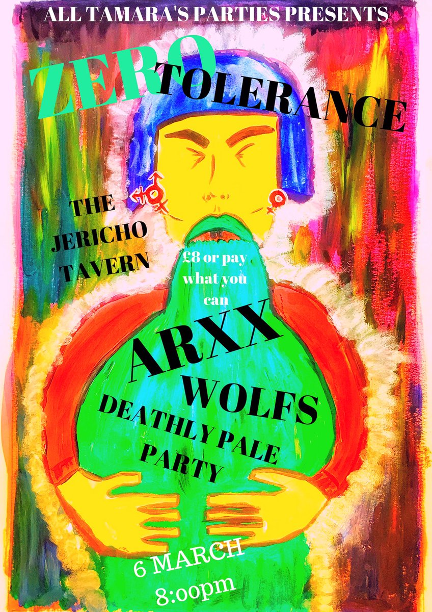 We're really looking forward to this! Join us, Deathly Pale Party  and ARXX tomorrow 6th March at the Jericho Tavern Oxford 🔥
