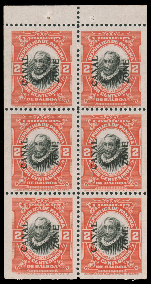 ParadiseVStamp's tweet photo. In our current auction F482 open now, ends March 8th at 1pm EST
#Stamps #timbres #briefmarken #sellos #francobolli
#CANALZONE, 1918, 2c VERMILION & BLACK BOOKLET PANE OF SIX MINT NEVER HINGED, #53c
https://t.co/DLVEuCRU2r https://t.co/hPkbSNxTxD