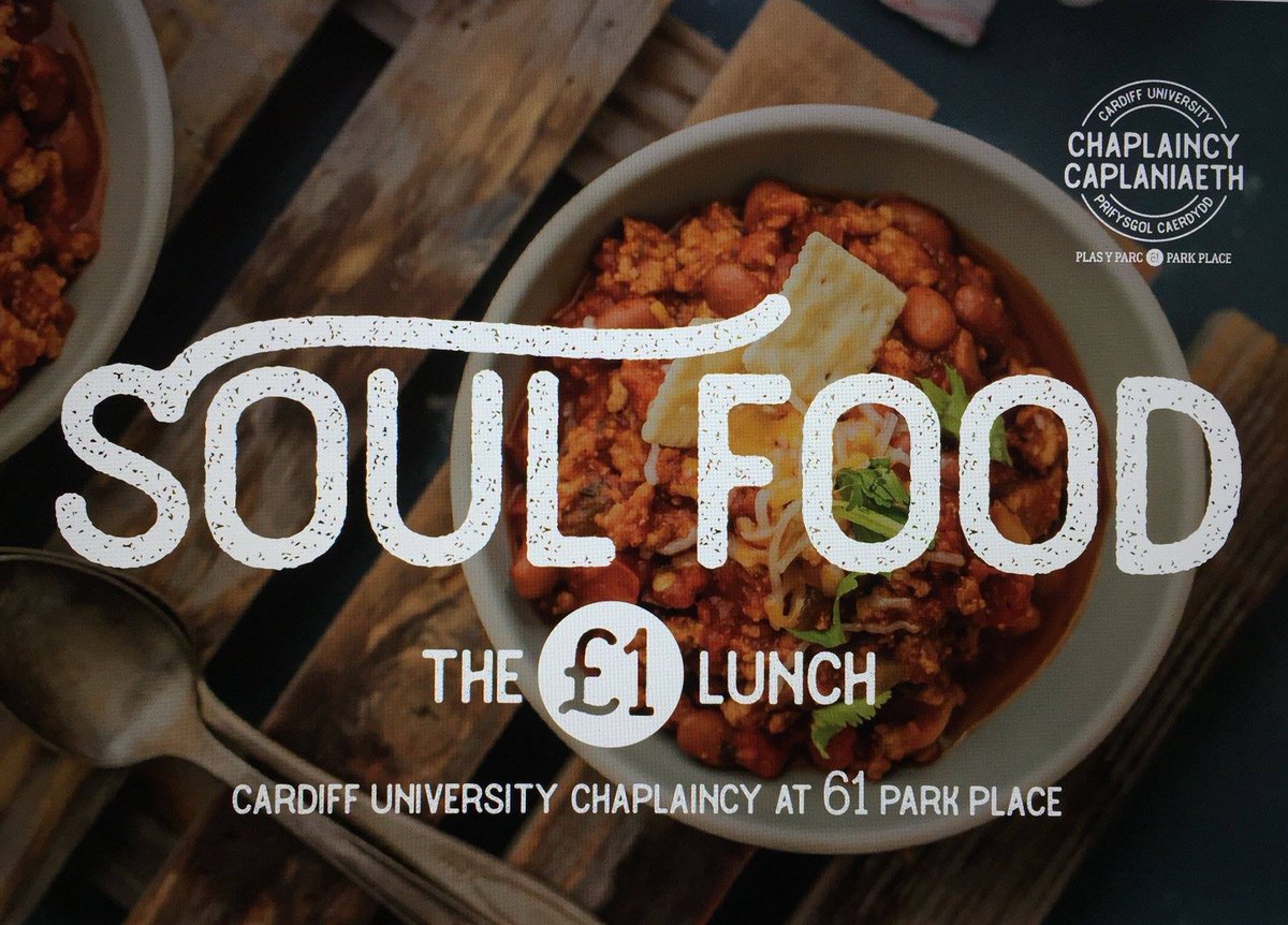 ON TODAY! 12:30-14:00 £1 Lunch <a href="/cardiffchaplain/">Chaplaincy at 61 Park Place</a> #61ParkPlace Today we are serving beef chilli, rice &amp; nachos (halal &amp; vegan options.)