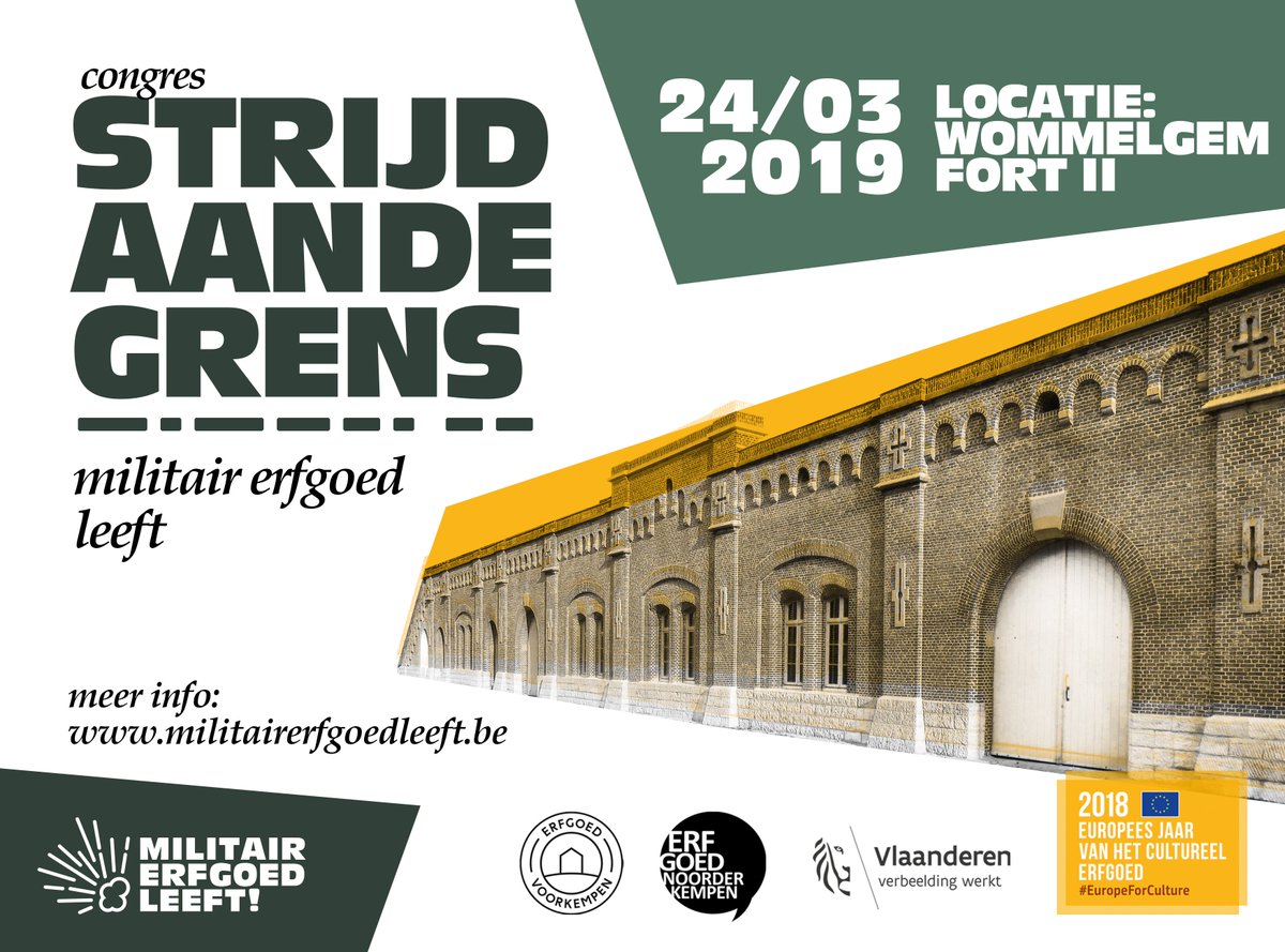 Militair erfgoed... van forten en bunkers tot loopgrachten en verhogingen in het landschap. Ook benieuwd naar militaire overblijfselen in ons grenslandschap? Schrijf in voor het congres op 24 maart! Deelname is gratis, inschrijving verplicht militairerfgoedleeft.be/militairerfgoe…