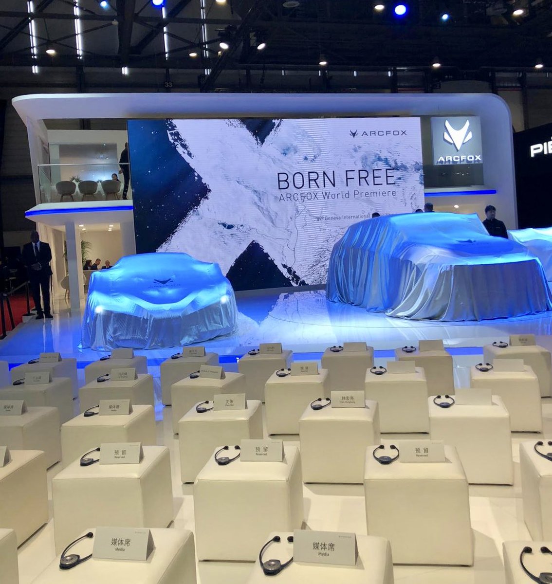 autovista_group's tweet photo. This looks exciting..#WorldPremiere of #Arfox all #Electric brand being debuting at this year’s @GimsSwiss! 
Another new Chinese #automotive player is coming into the market...

#Arcfox7 #BAIC #BornFree #China #EVs #electricvehicles #GIMSSWISS #GenevaMotorShow2019 #Automotive https://t.co/3QyXh4aHIu