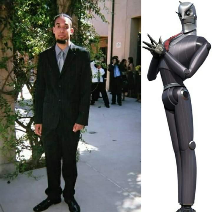 NickSteelhead's tweet image. Everytime I see this throwback pic from my cousin's wedding I always think I have the swagger of the villain from Robots and I ain't never watched that movie not once lol