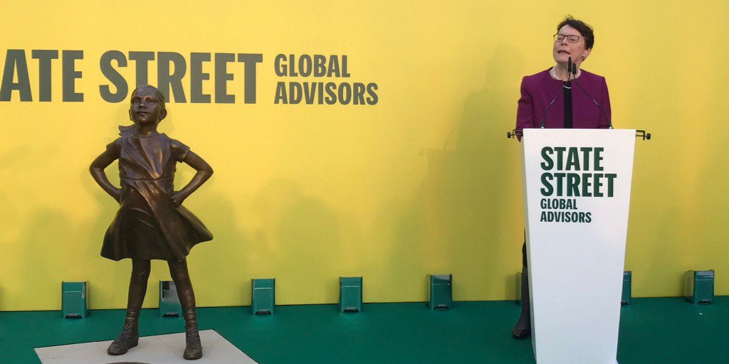 The City of London (@thecityofldn) on Twitter photo We are delighted to host #FearlessGirl in the City. Welcomed this morning by <a href="/City_McGuinness/">Catherine McGuinness</a>, she highlights the important role of women in business and leadership. Come and visit her in <a href="/p_sq/">Paternoster Square</a> until 4 June and tag us in your selfies. @StateStreetGA #WomenWorkPower We are delighted to host #FearlessGirl in the City. Welcomed this morning by <a href="/City_McGuinness/">Catherine McGuinness</a>, she highlights the important role of women in business and leadership. Come and visit her in <a href="/p_sq/">Paternoster Square</a> until 4 June and tag us in your selfies. @StateStreetGA #WomenWorkPower