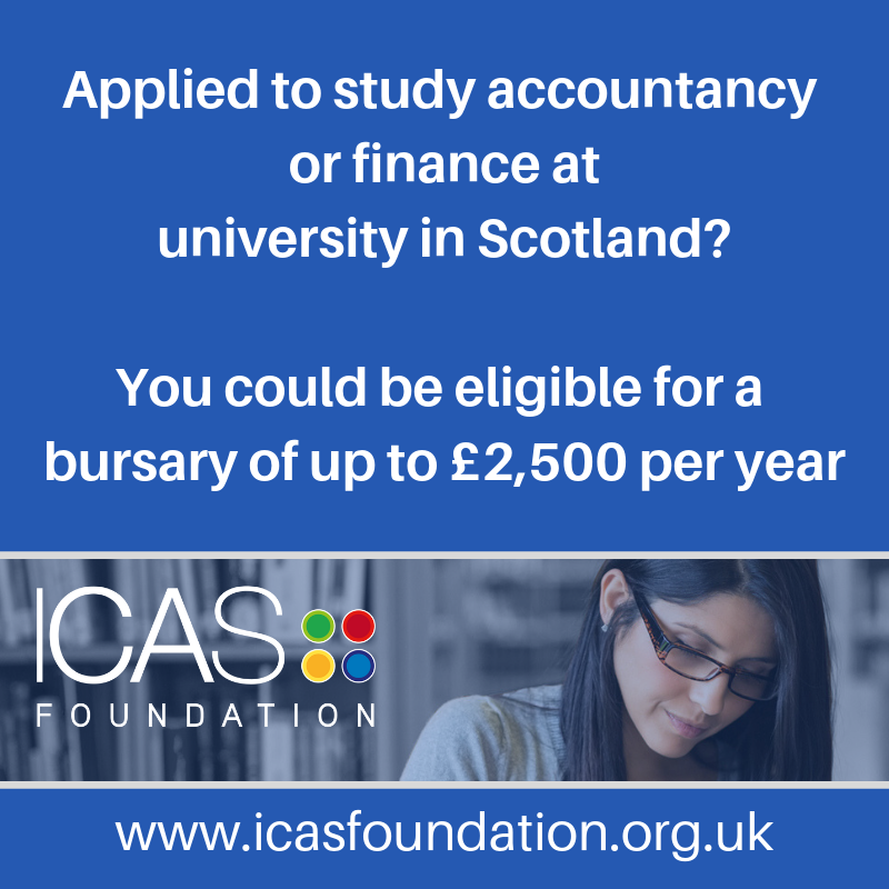 ICASFoundation's tweet photo. We are very pleased to announce that we are now accepting bursary applications for the 2019/20 academic year.
Full eligibility criteria and bursary application guidelines available on our website. https://t.co/tCO8SPLnW8
#studentfinance #mentoring #icasfoundation https://t.co/gmhWxrw7ZD