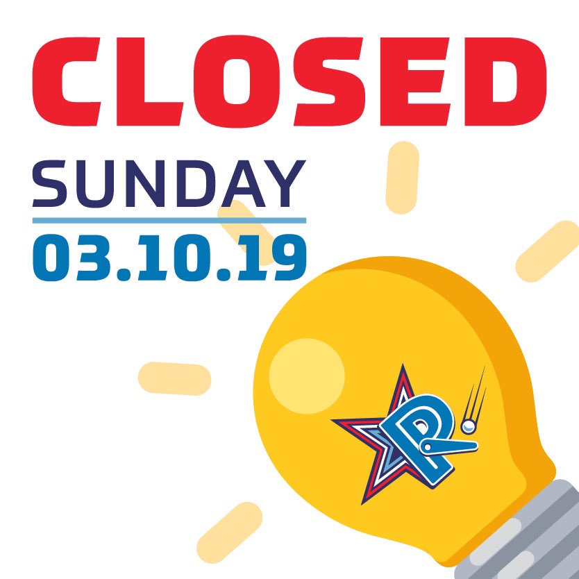 💡ANNOUNCEMENT: RPM will be CLOSED this Sunday, March 10th due to a scheduled AEP systems update.