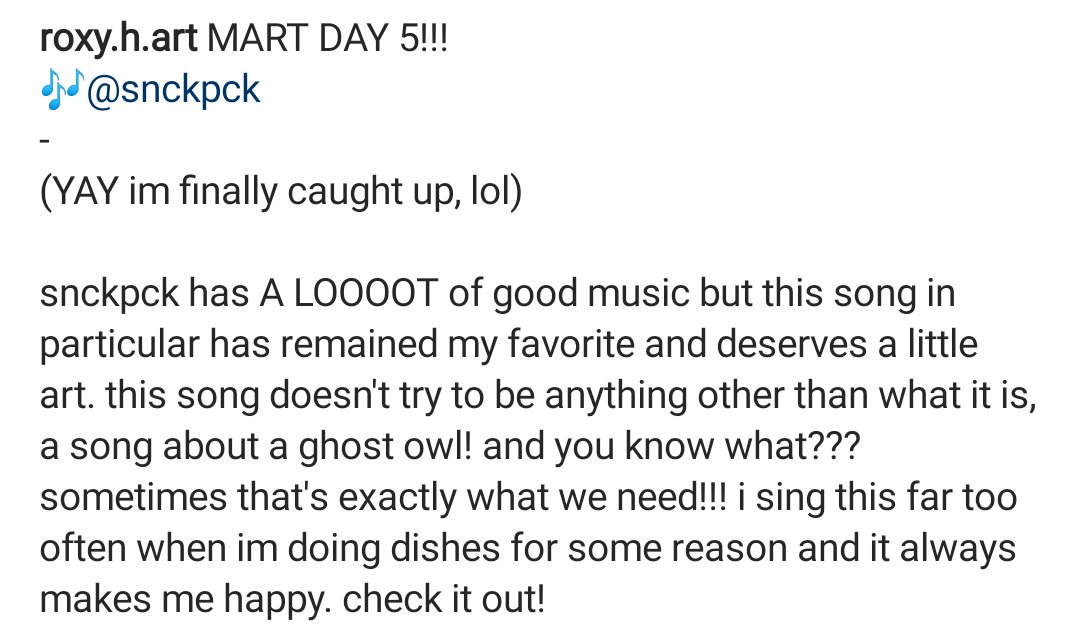 roxyhansonart's tweet photo. MART DAY 5!!!
music inspo: @SNCKPCK https://t.co/oDvF8JnaYb