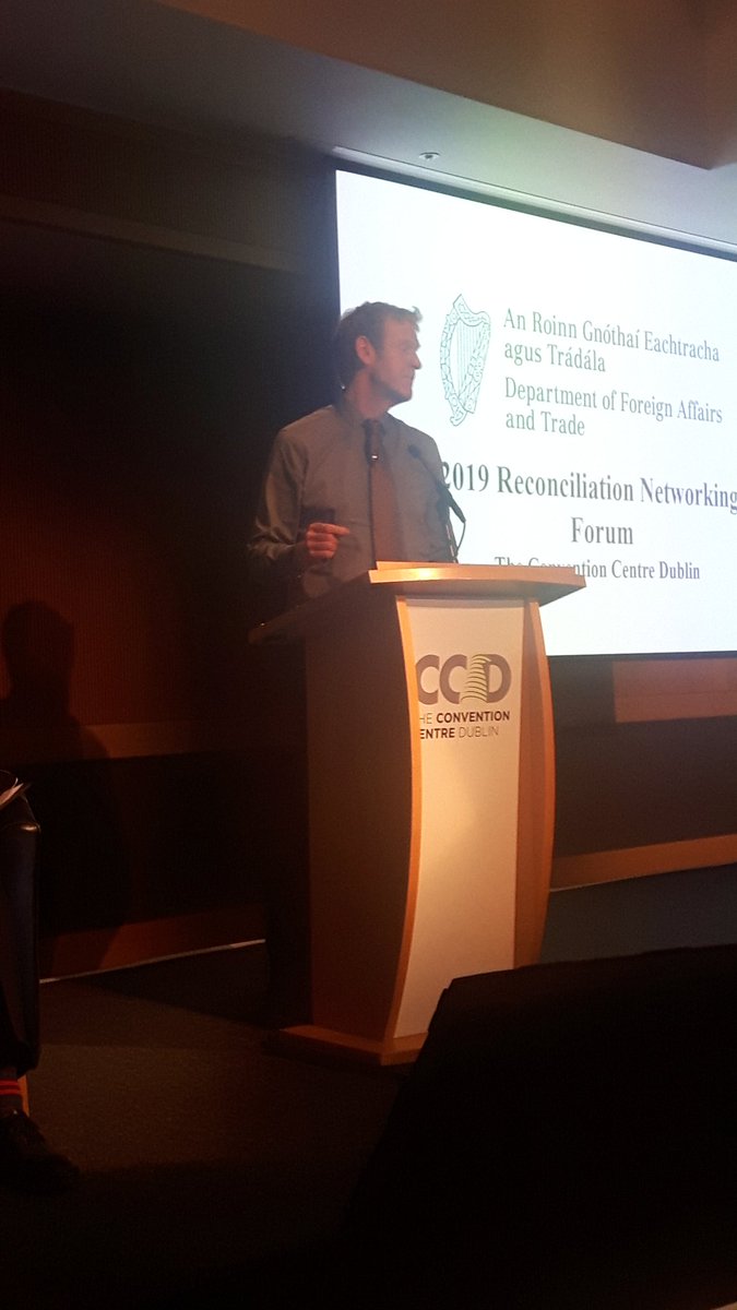 antsoares67's tweet photo. Reflecting on the @BelfastAgmt and its institutions at @dfatirl 's #Recforum2019 , @duncan_morrow says we need to keep the institutions going, but we also need to hold them to account for the purpose they are meant to serve. https://t.co/FJED2TxOGt