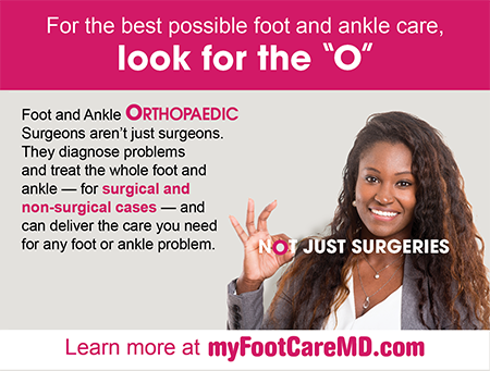 AOFAS's tweet photo. #DYK foot and ankle orthopaedic surgeons do more than surgery? Look for the “O” when you need treatment for any foot or ankle condition. Find one near you at https://t.co/xHchkVB9tT #LookForTheO https://t.co/gCs8zvnEMR