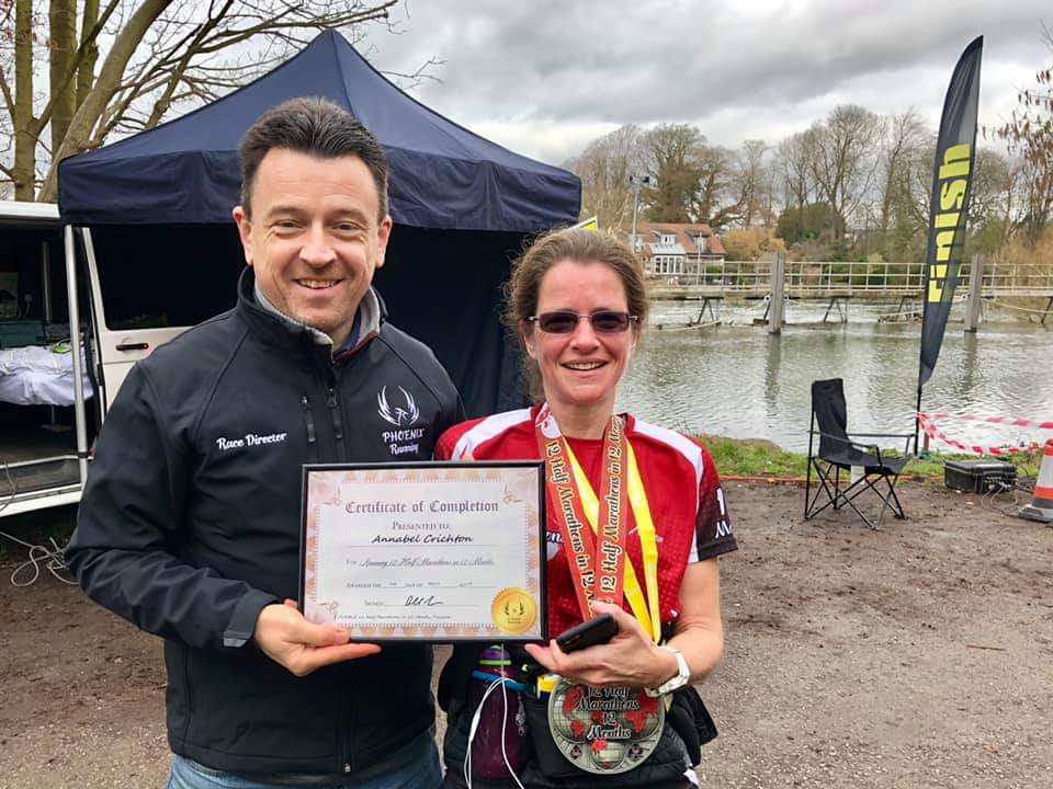 GMChallenges's tweet photo. ....

Helen Pemberton – 12 HALF Marathons in 12 Months

Mark Green – 52 Marathons in 52 Weeks

These are amazing achievements by incredible people! 😎 https://t.co/82jCYI2I0f