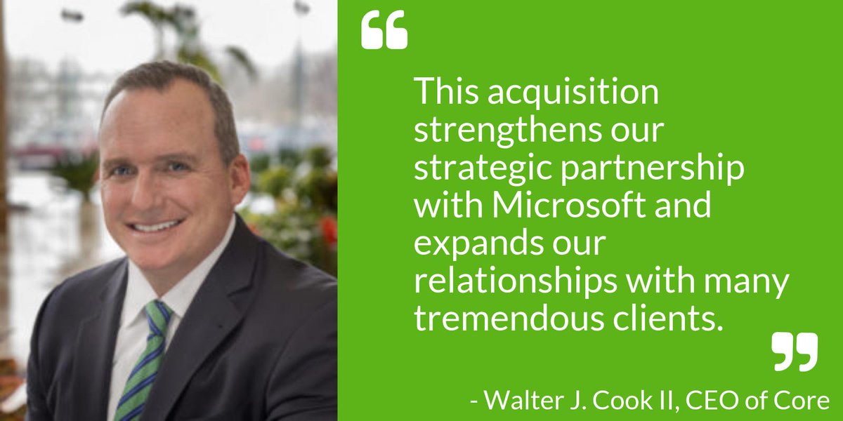 NRINorthAmerica's tweet photo. Today, Core is excited to announce the acquisition of the #Microsoft Business Unit of @SADASystems 
Read the official press release to learn more: https://t.co/rU6i5Uj0Ka
 #1Core @MSFTCloudNews https://t.co/zWHqSbd02f