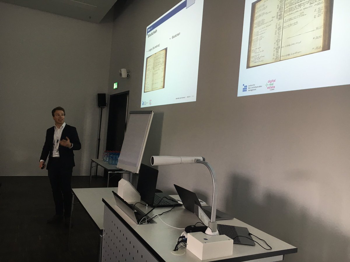 DanielHall__'s tweet photo. Jens Hunhevicz and I just presented “a blockchain-enabled future for architecture, engineering and construction” at the digital real estate summit #DREsummit 2019 @DREsummit. Great presentation by Jens! https://t.co/jrSPFGIoIh