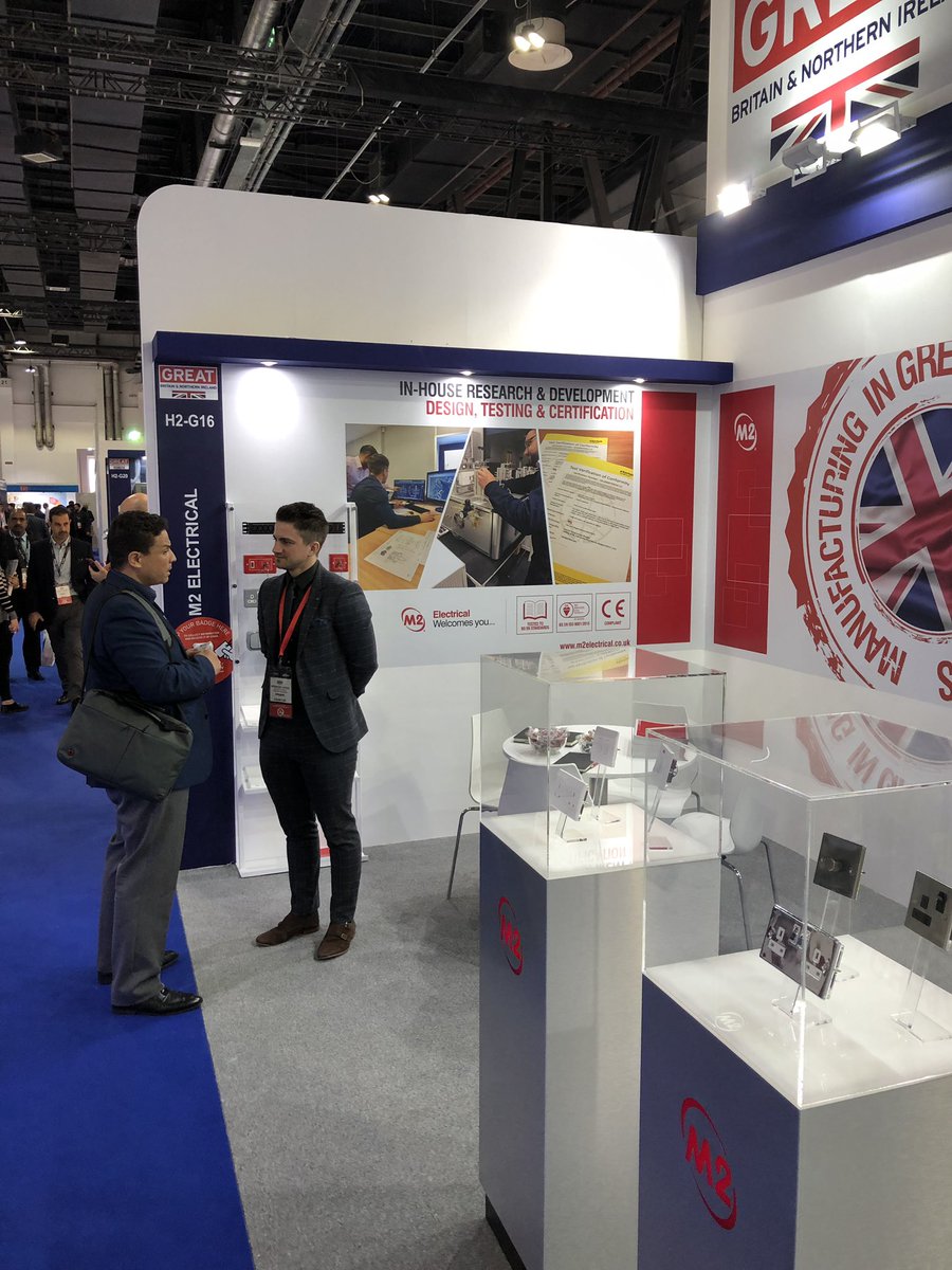 M2Division's tweet photo. A very good first day at @meelectricity show 2019! #MEE2019 #M2Crew https://t.co/z9w15agA9X