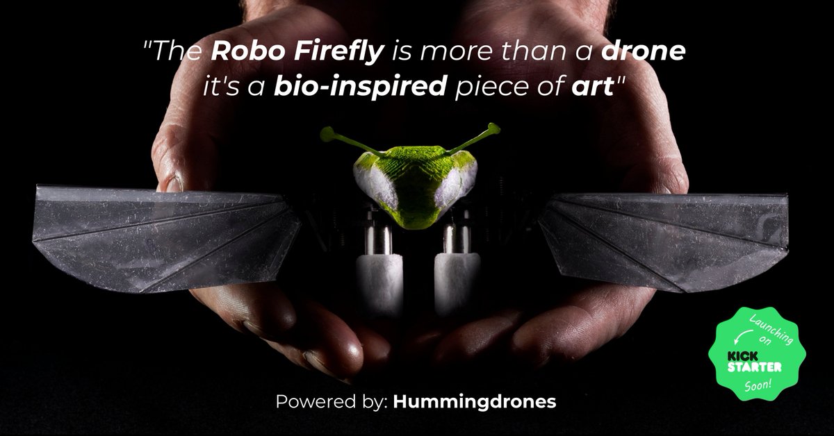 Hummingdrones1's tweet photo. After many years of development, we are excited to reveal our Hummingdrones Robo Firefly. We want to show you an exclusive video where you can see the Robo Firefly in action. Support us by retweeting as much as you can and make our Humming Community grow!
https://t.co/mBsjBSVx8Q https://t.co/kt2WjvLxYO