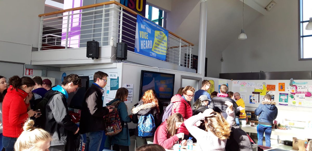MU_Chaplaincy's tweet photo. Thanks to @maynoothsu for giving us "Your Space" for Pancake Tuesday today.....loads of pancakes &amp; donations were given in good spirit for the @galwaycycle...Thanks Everyone! https://t.co/Ywy7gk80nw