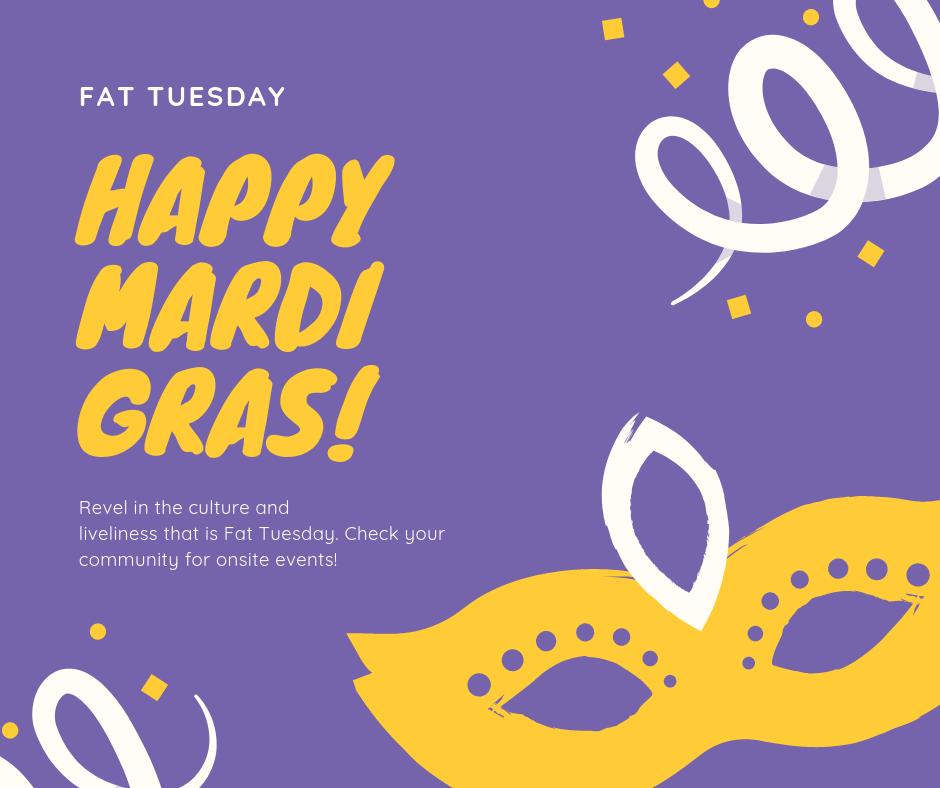 FathProperties's tweet photo. Revel in the culture and liveliness that is Fat Tuesday. Happy Mardi Gras! #FathLife #TeamFath https://t.co/uEuwxx4sRM