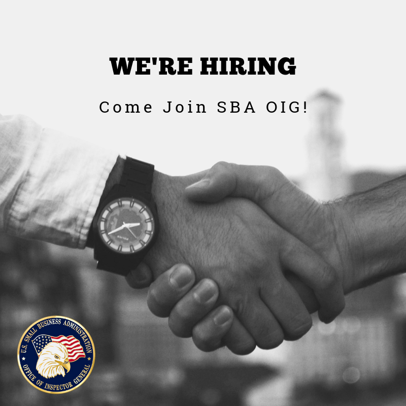 SBAOIG's tweet photo. SBA OIG is looking for a full-time law clerk this summer!  Apply now!
https://t.co/xjcr3ZhQN2 https://t.co/94xxsVynvB