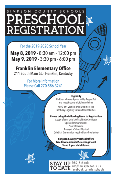 FS_Schools's tweet photo. Upcoming Preschool Registration Dates https://t.co/ZfEnBvTpQr