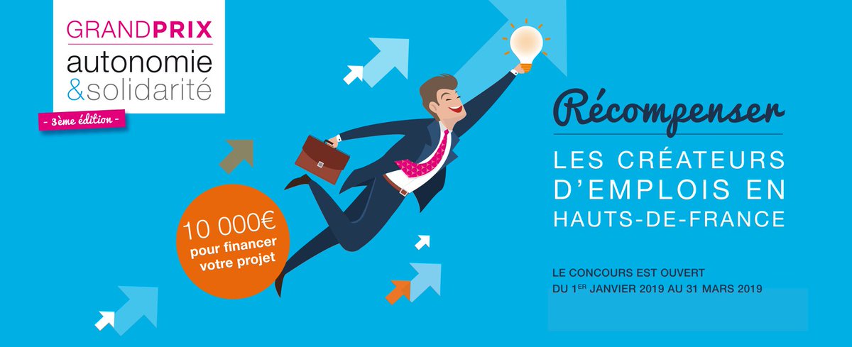 Startups de la Région <a href="/hautsdefrance/">Région Hauts-de-France</a>, participez au Grand Prix Autonomie et Solidarité ! 

🏆A gagner : 10.000 € pour le premier lauréat, 5.000 € pour le second et enfin le prix du public. Les infos : autonomieetsolidarite.fr

#prix #startups #hautsdefrance #hautetfort