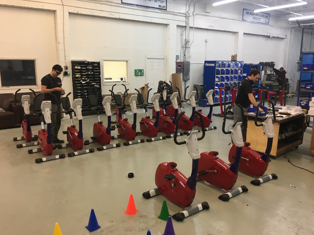 Kidsfit_ABL's tweet photo. The ABL team knocking out another order of children’s exercise bikes!
#actionbasedlearning #brainsinaction #bestteamever #makekidsmove #youthfitness #kinestheticclassroom https://t.co/K53HR4cq6N