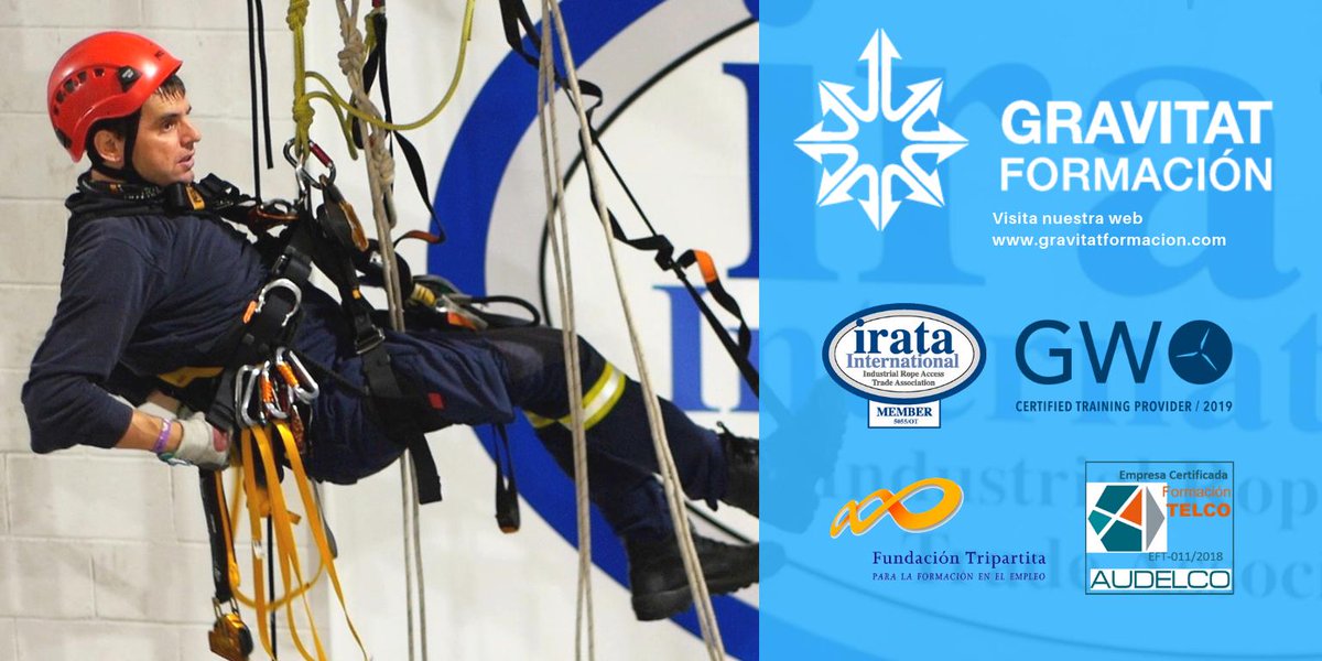 Visita nuestra web!! gravitatformacion.com
#trabajosverticales #trabajosenaltura #rescate #climbing #pintor #rescue #formaciongwo #fachadas #Internacional #petzlprofessional #enlaacción #LíneasDeVida #formacionirata #rehabilitaciones #news #formaciontelco  #reformas #actualidad