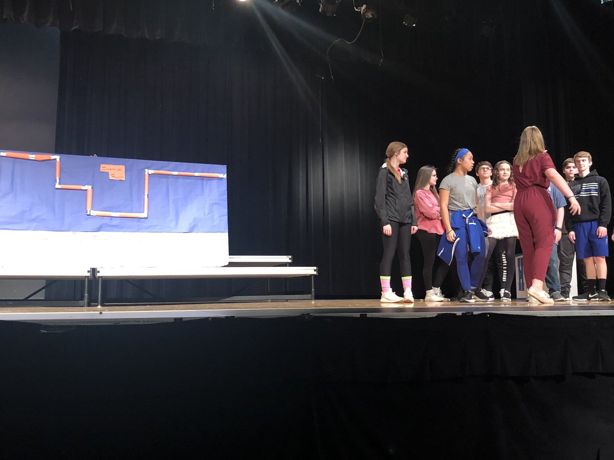 Team8P1's tweet photo. @BunsoldMS Thank you so much to @MandyWynk ‘s drama class for their performance of “Willy Wonka” #drama #goldenticket #goldenperformance https://t.co/YOq4qaC0xD