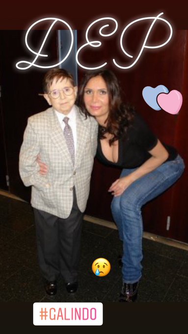 &iexcl;Mi m&aacute;s sincero p&eacute;same a la familia de #Galindo qu&eacute; tristeza tan grande, era una persona &uacute;nica y maravillosa<a href="/tag/galindo"class="tags">#Galindo</a>