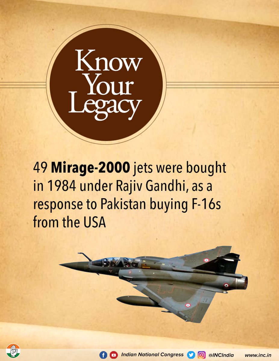 Purchased in 1984, expanded in 2004 and upgraded in 2011, our bravehearts have soared the skies and brought us valour in Mirage 2000.

#KnowYourLegacy
