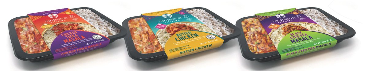 Visit us at Booth 8517 at #expowest2019. Check out our delicious authentic regional recipes in our new Grab &amp; Go retail line! #monsoonkitchens #indianfood #retailmeals #vegan #glutenfree #noantibioticsever #nopreservatives