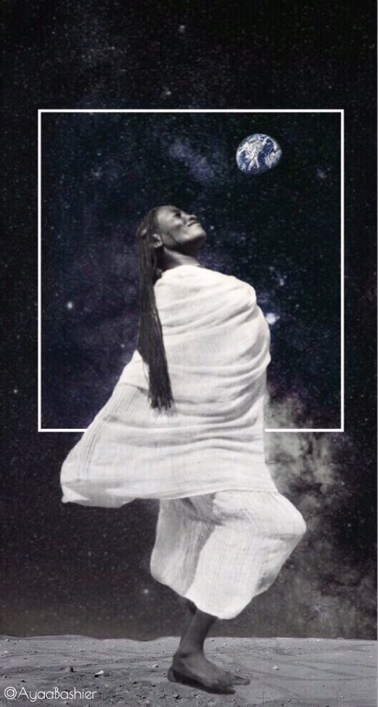 AyaaBashier's tweet photo. @Budoorzz Sudanese women are the center of the universe 
#مارس_الابيض https://t.co/0X2A9cFJbN