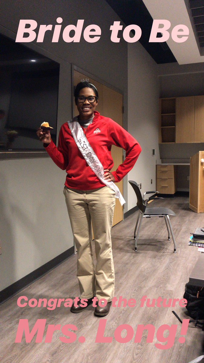 Our beautiful club advisor is getting married Friday! Congrats @Sammi003 ! 🥳 We wish you happiness and a happily ever after 💍