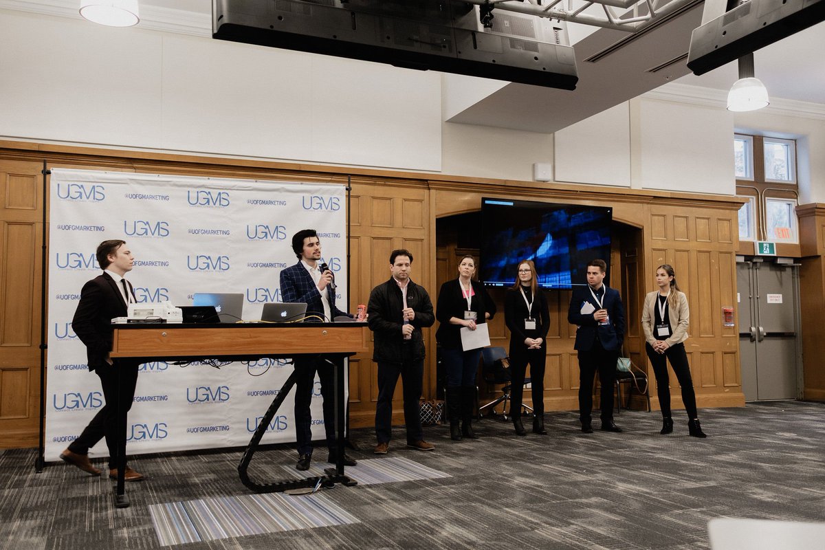 LangUofG's tweet photo. Last weekend, @UofGMarketing hosted their 3rd annual Marketing Conference. 

The event featured presentations and case competitions by @microsoftcanada and @PepsiCanada, with a keynote by Greg Mason, VP of @DisneyStudiosCA.

Another great #uofgBusiness student event with industry https://t.co/NpkngwTBqM