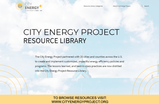 IMT_speaks's tweet photo. Have you checked out the NEW #CityEnergyProject Resource Library yet? Read all about it + more #energyefficiency action in IMT's latest newsletter at https://t.co/kzS1KdMf44. https://t.co/dgvLpEemOk