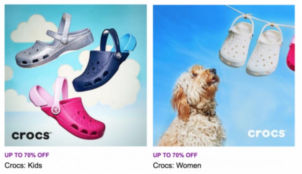 crocs 70 off