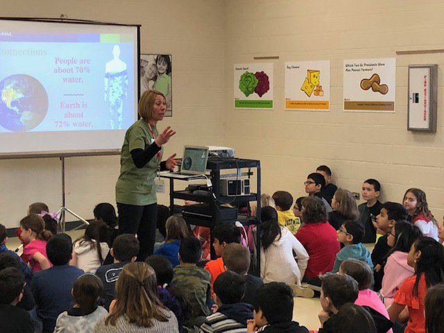 Part of our Strategic Plan is to Strive for optimal Learning environments. Providing environments that apply best practices for energy efficiency and environmental sustainability. At Heritage Lakes students benefitted from presentations from Scarce on water sustainability.