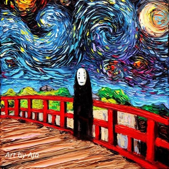 学べる世界のアート@スマホケース販売中 on Twitter: "ゴッホの「星月夜」のいろんなコラボ！ どれが好み？"