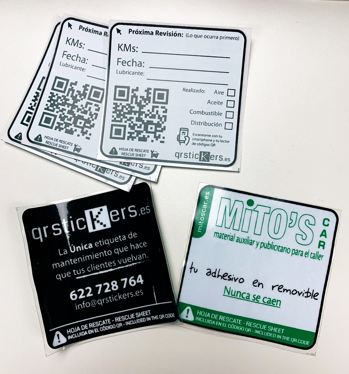 “... que nos las quitan de las manos” quieres la tuya?? No las tienes ya en tu taller?? qrstickers.es