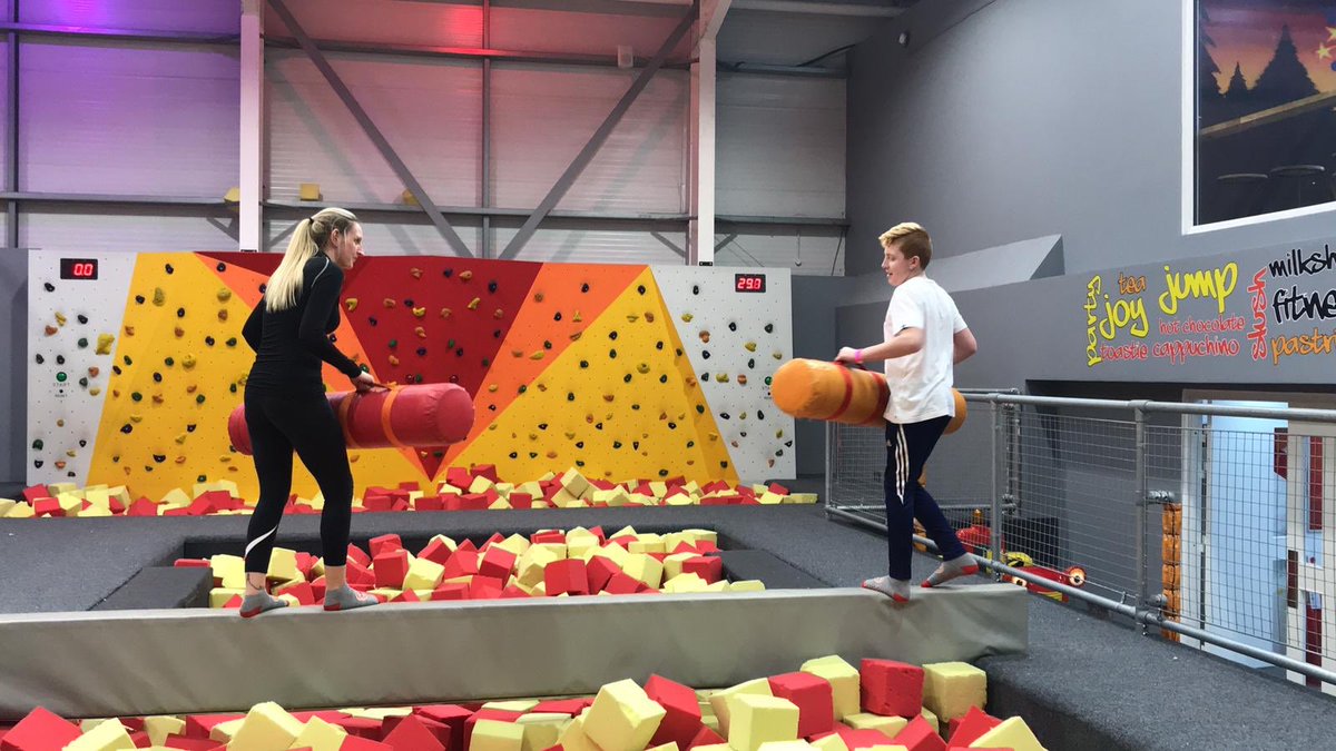The boys have recently enjoyed a trip out to the trampoline park as a reward for brushing their teeth! Not sure who enjoyed it more! The boys or the staff! #WatchUsGrow @oxgangschool <a href="/IWBSFalkirk/">Inclusion&Wellbeing</a>