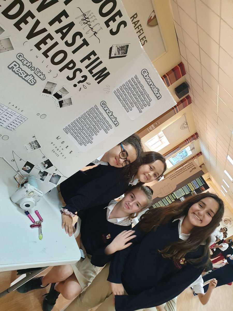 RaffISscience's tweet photo. Congratulations to our year 7 and year 8  innoventures science fair teams.
The year 7 team came 3rd over all and the year 8 team came 2nd over all.
I'm we are all so proud of their effort and enthusiasm. 
Well done.
#RafflesIsScience #Sciencefair https://t.co/DlIt5I0qcP