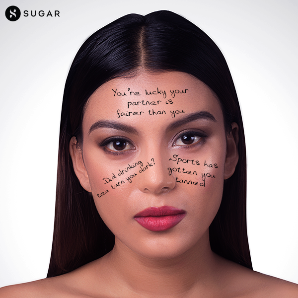 trySUGAR's tweet photo. I am not a cloth that you can change my colour. I am a skin which I adorn with Pride. #MySkinMyChoice
.
.
#trySUGAR #SUGARCosmetics #ShadeParade #AceOfFace #FoundationStick #FullCoverage #WomensDay #MySkinMyChoice #TogetherWeCan #TauntsThatHaunt #22Shades #8thMarch https://t.co/gHBDDzrxd4