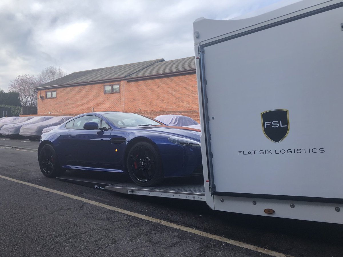 flat6logistics's tweet image. One of the last ever manual Aston Martin Vantage’s transported yesterday @AutoPap @OhsoretroEvents @TomHartleyjnr @harrismonkey @astonmartin