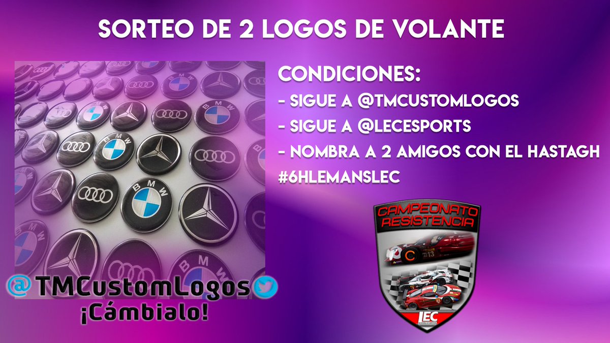 lecesports's tweet photo. 🔴RESULTADOS SORTEO Nº1, PACK 2 LOGOS DE @TMCustomLogos 

🏆Ganador @ZeuS_Koala 

⁉️Reservas si el ganador no contesta, por orden:

1⃣@guive10 
2⃣@PR1_Copo 

🥳FELICIDADES @ZeuS_Koala 

❤️#lec #lecesports #simracing #esports https://t.co/MkagYMGTvk