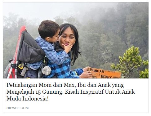 edelweisbasah's tweet photo. Teringat kisah petualangan drh. Nyoman Sakyarsih dan Max. Ibu dan anak yang menjelajah 15 Gunung. Lalu berujung blacklist. https://t.co/FuE0zhwXJl