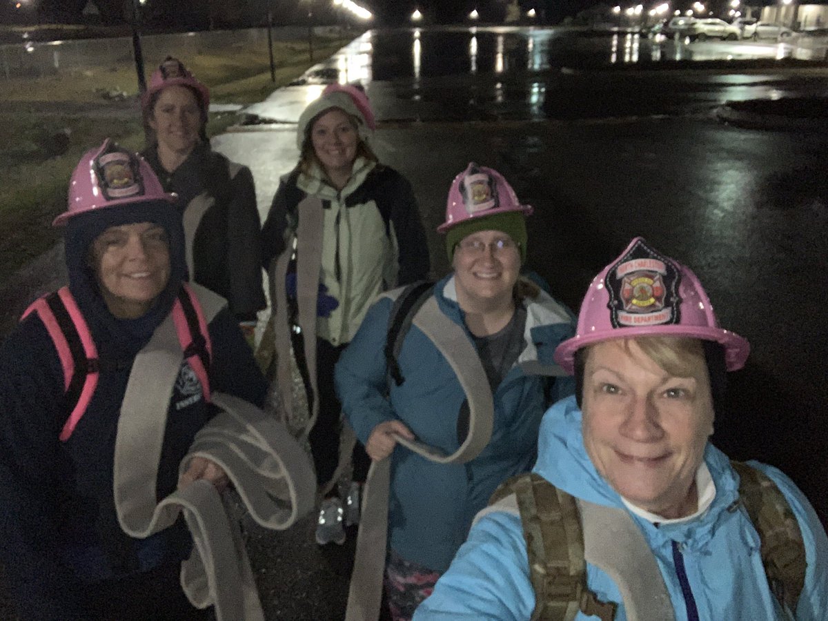 5 Rucking Pax brave the rain and wind to knock out the February Ruck Club Callout, Chain Gang. @FiALexSC @GORUCK @TeamSH_PRT @NazRuckers @RuckTraining #RuckClubCallout #rainwontstopus #CTHT