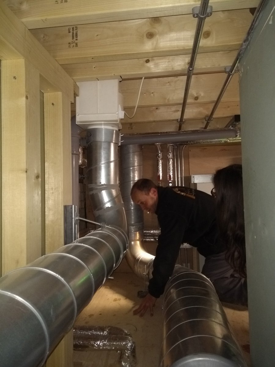 #TheBeonna where new meets old... up in the plant room with the lovely people from Keystone Sound Systems, preparing for a brand new specialist sound system &amp; hearing loop. If you're looking for a performance venue in #BostonUK with great acoustics why not get in touch today