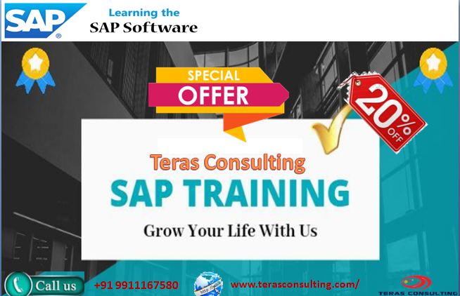 TerasConsulting's tweet image. Hurry Up!!! 20% Discount on all #SAP Modules...Limited Offer..
Join today and enhance your skills through SAP Courses..
Contact us today : bit.ly/2tzJEUc
#SAPCoaching #SAPTraining #SAPNoida #SAPInstituteNoida #SAPClasses #TerasConsultiung #SAPModules #SAPFICO #HANA #ABAP