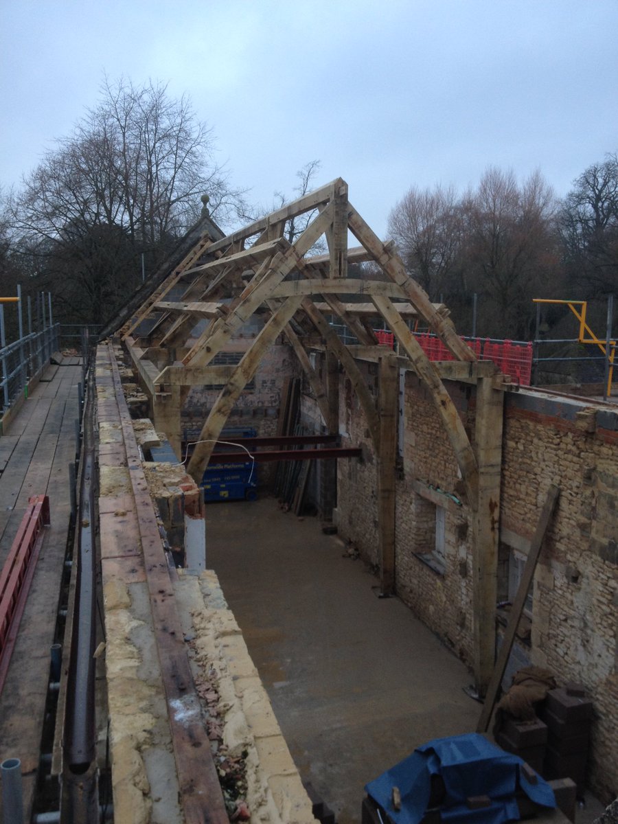 Luke Copley-Wilkins (@luke_cw1) on Twitter photo Good memories of this two storey sling brace being inserted into a historic barn <a href="/Carpenteroak/">Carpenter Oak Ltd</a> Good memories of this two storey sling brace being inserted into a historic barn <a href="/Carpenteroak/">Carpenter Oak Ltd</a>
