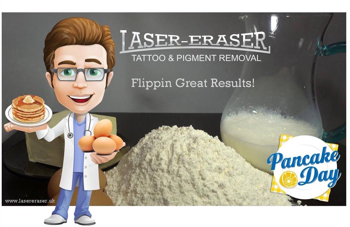 lasereraseruk's tweet photo. Happy pancake day folks 😊
#lasereraser #tattooremoval #lasertattooremoval 
https://t.co/ajoUy9A4cm
@lyntonlasers @TattooRemovalNM https://t.co/wOPH8ejS6C
